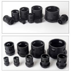 Cable gland for corrugated pipe M25X1.5-AD25 XF-11 Black