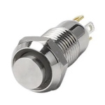Кнопка антивандальная<gtran/> GQ08H-10EM 12-24V AC/DC White LED