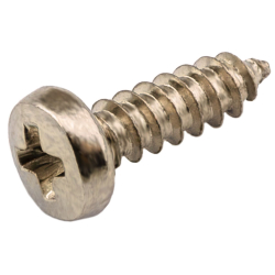 Nickel plated screw PA 2.6x16mm with rounded head PH