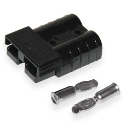 Battery connector SB50A  BLACK  8AWG
