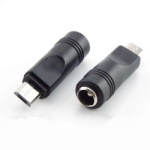 Adapter 5.5/2.1/microUSB socket