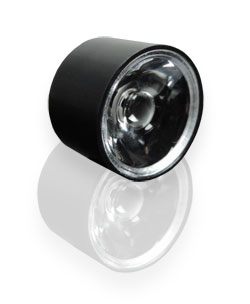 1W  Condenser lens with mount, 25 deg.