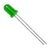 Светодиод 5mm Зеленый матовый 600-800 mCd 560nm