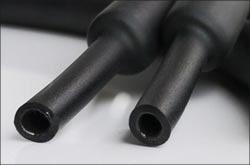 Heat shrink tubing 3X adhesive 2.4/0.8 black (1m)